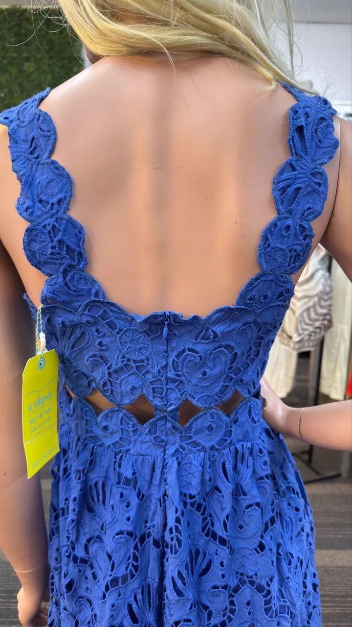 Vestido Cropped Laise Concha Farm  - Foto 4
