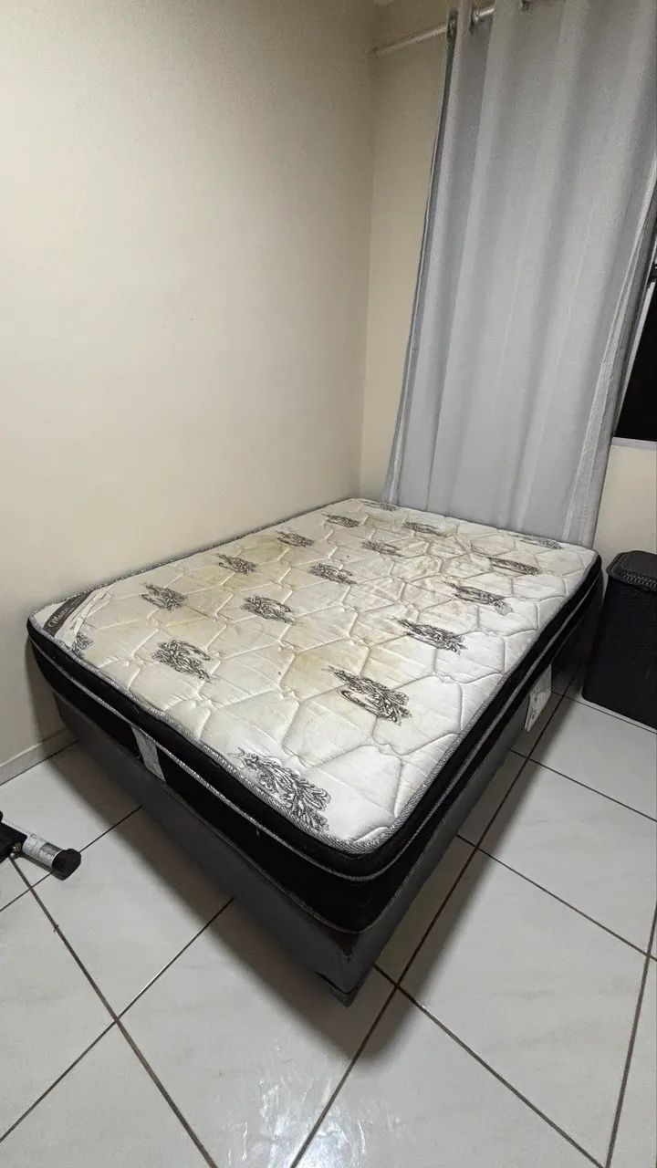 Cama box ortobom (baú + colchão) - Foto 2