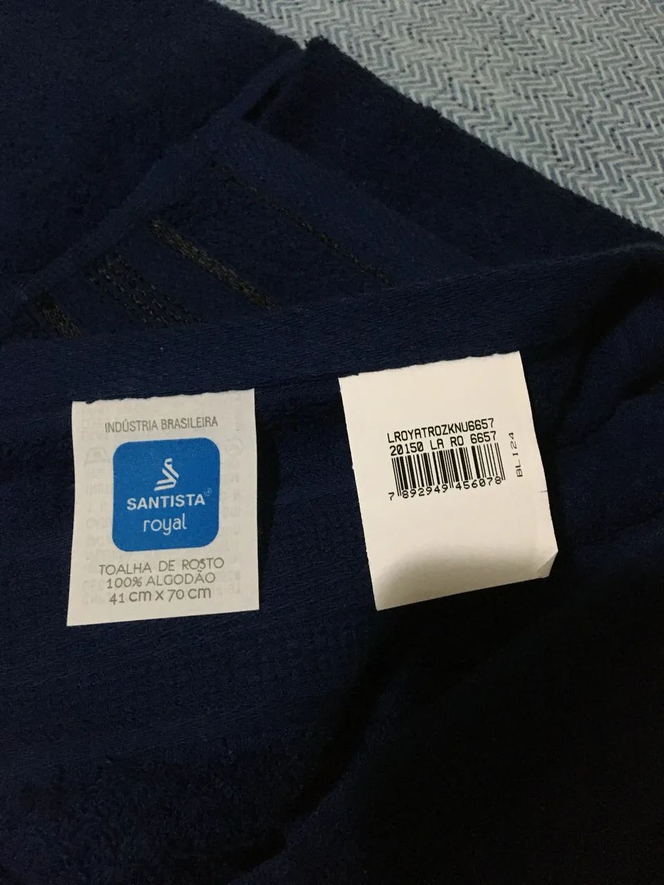 2 toalhas de rosto, santista  - Foto 3