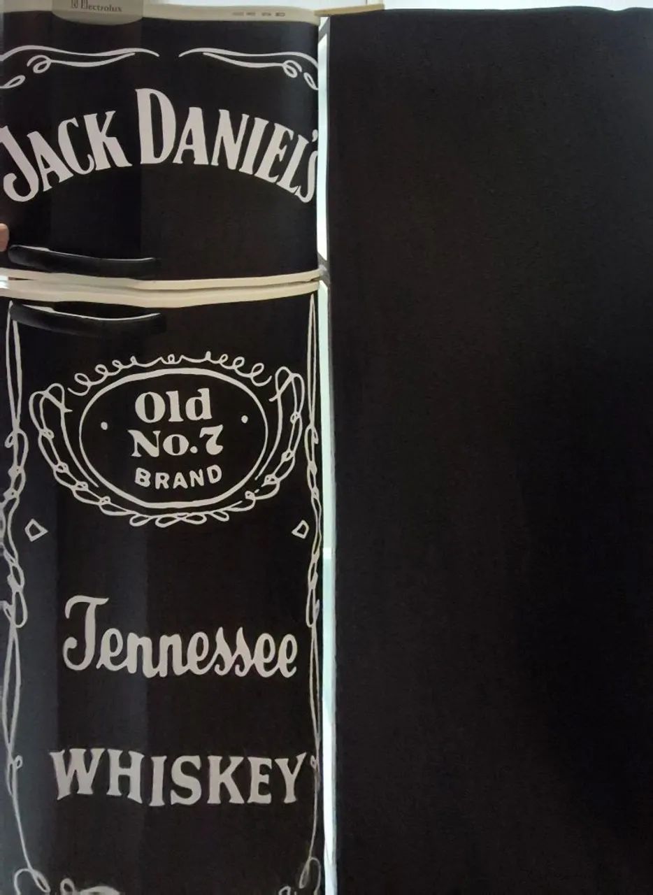 Geladeira Electrolux Adesivada Jack Daniel's - Foto 3