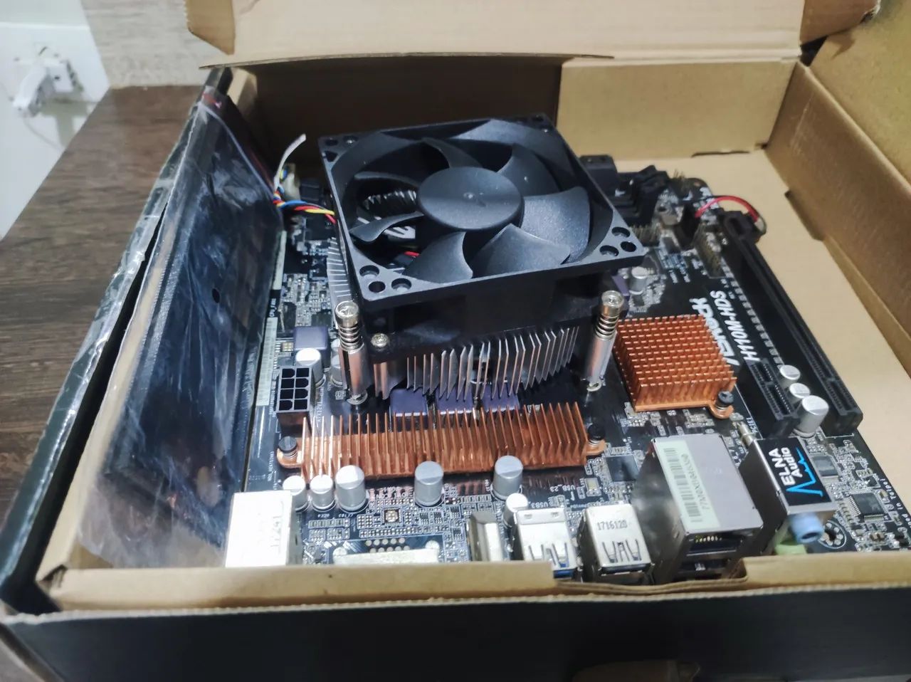 Kit placa mãe e processador  - Foto 3
