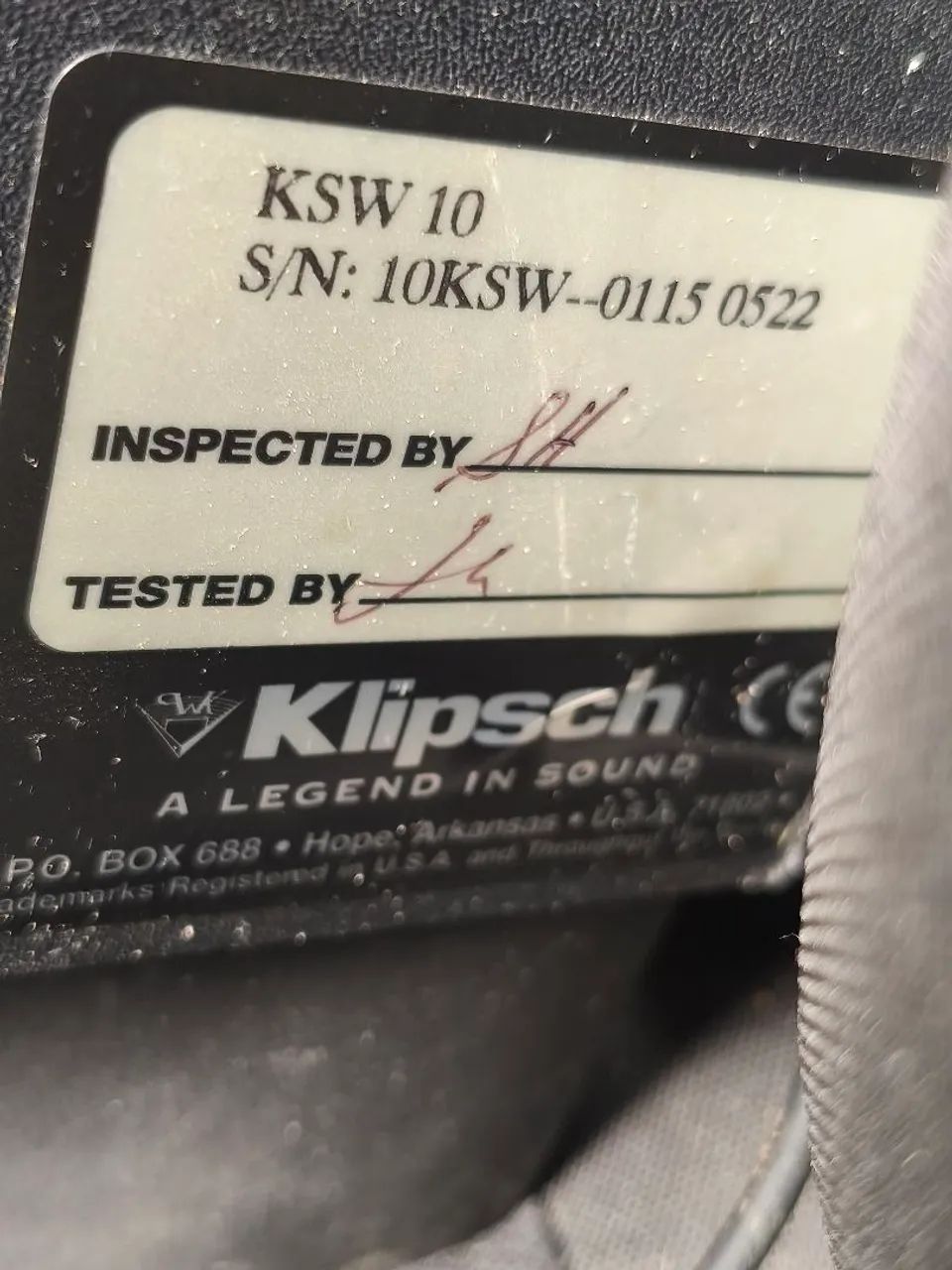 SUBWOOFER KLIPSCH KSW10 - Foto 3