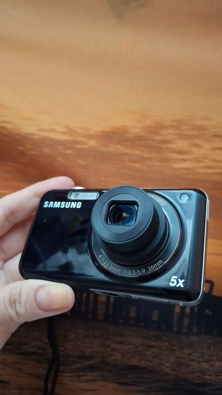 Cybershot câmera compacta Samsung PL120 com visor de selfie  - Foto 2