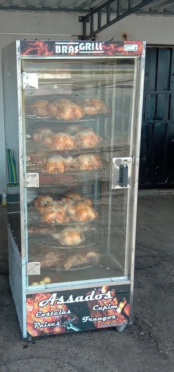 Maquina de Frango Brasgrill 8 Grelhas - Aluguel Locacao - Foto 5