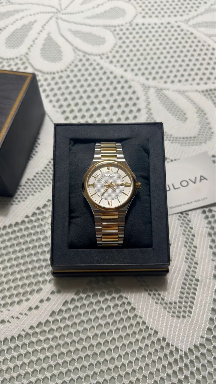 Relógio Bulova Wilton Masculino Aço 98B391N