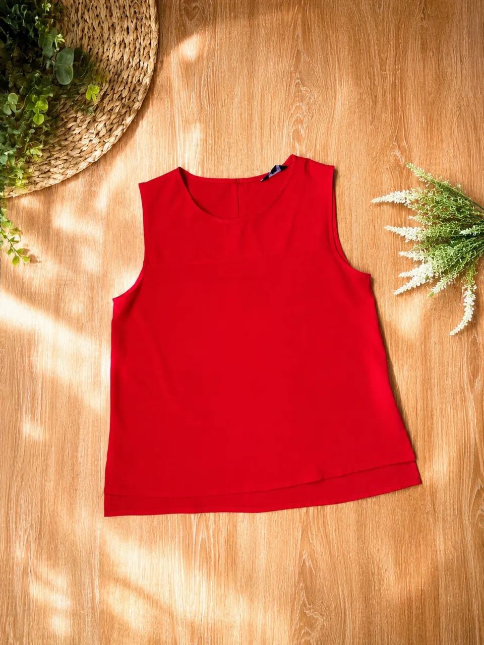Blusa crepe, veste M - Foto 2