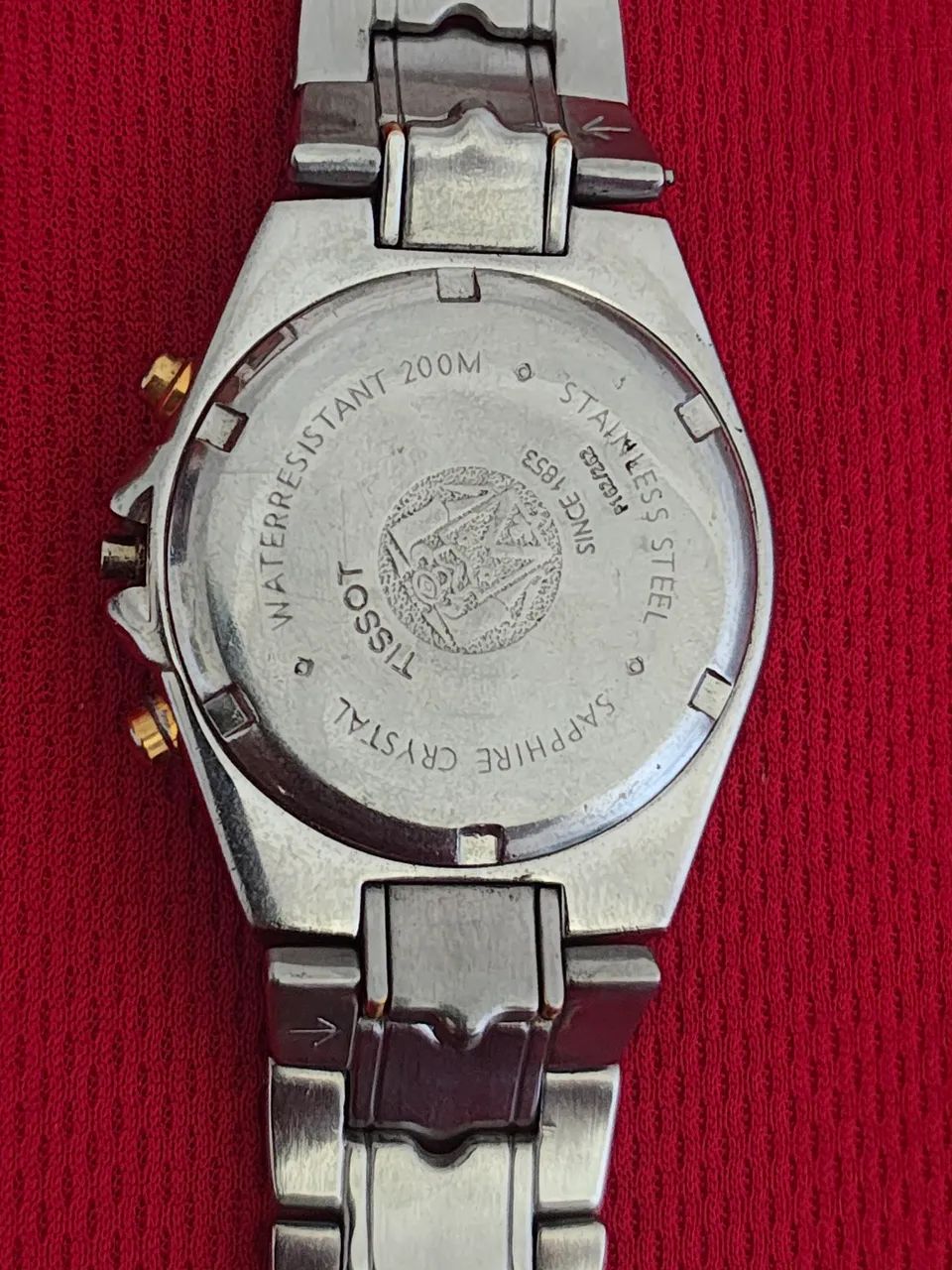 Caixa Relógio Tissot PR200 Quartz Aço E Ouro - Foto 3