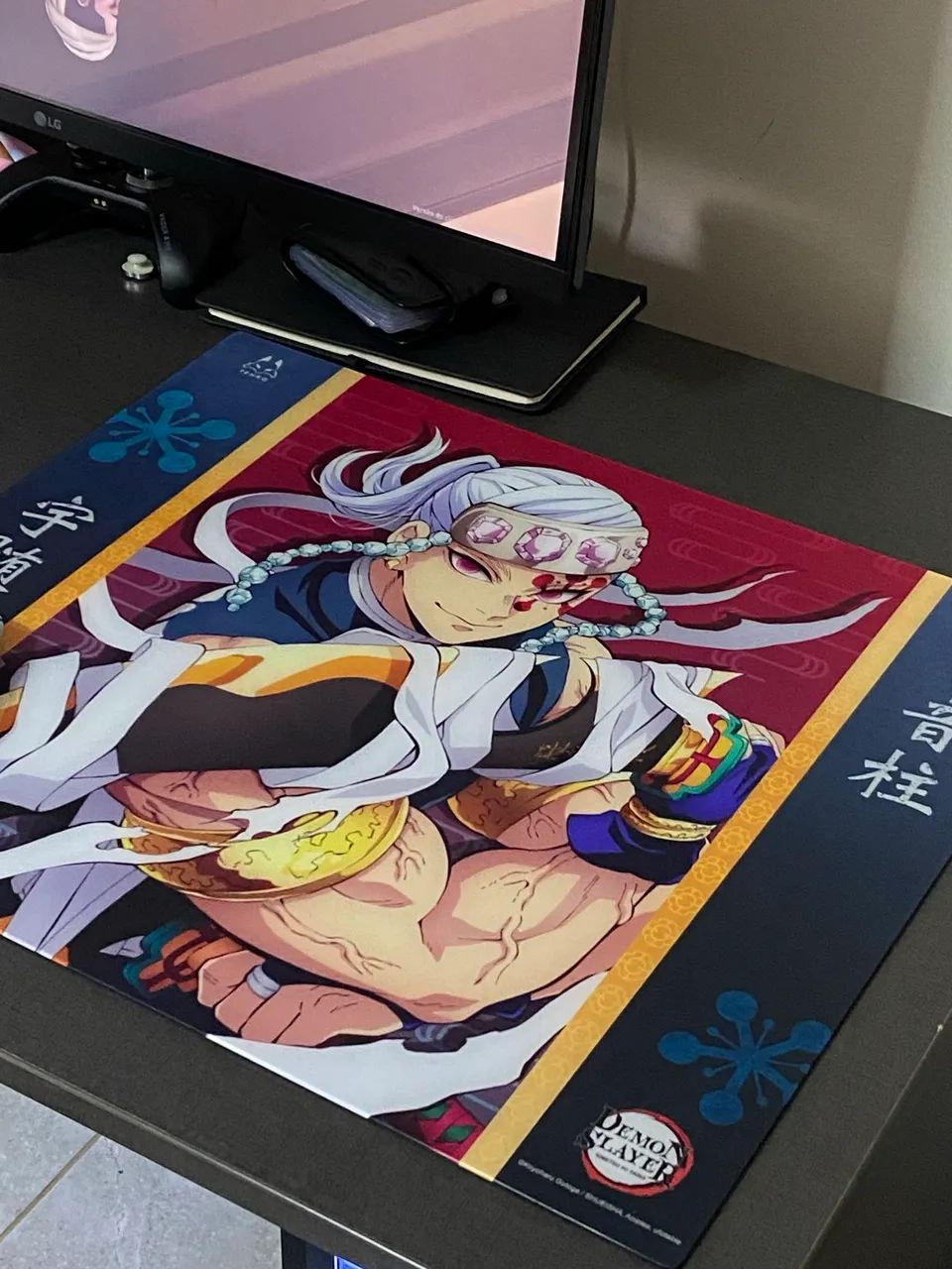 Mouse pad de vidro - Demon Slayer - Foto 5