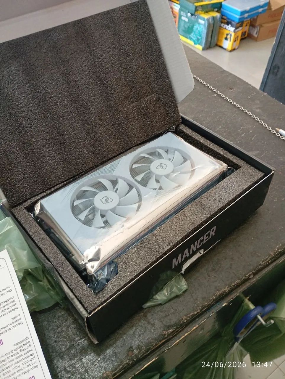 Rx580 mancer 8g branca 