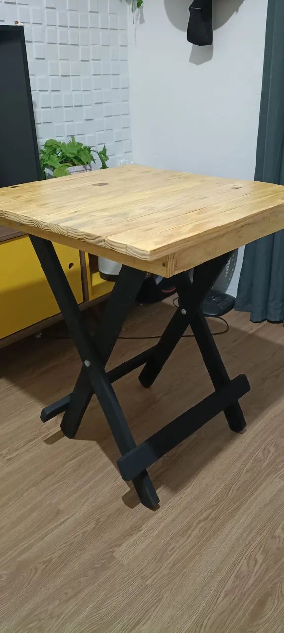 Mesa 60x60 Pinus Aparelhado Qualidade - Foto 4