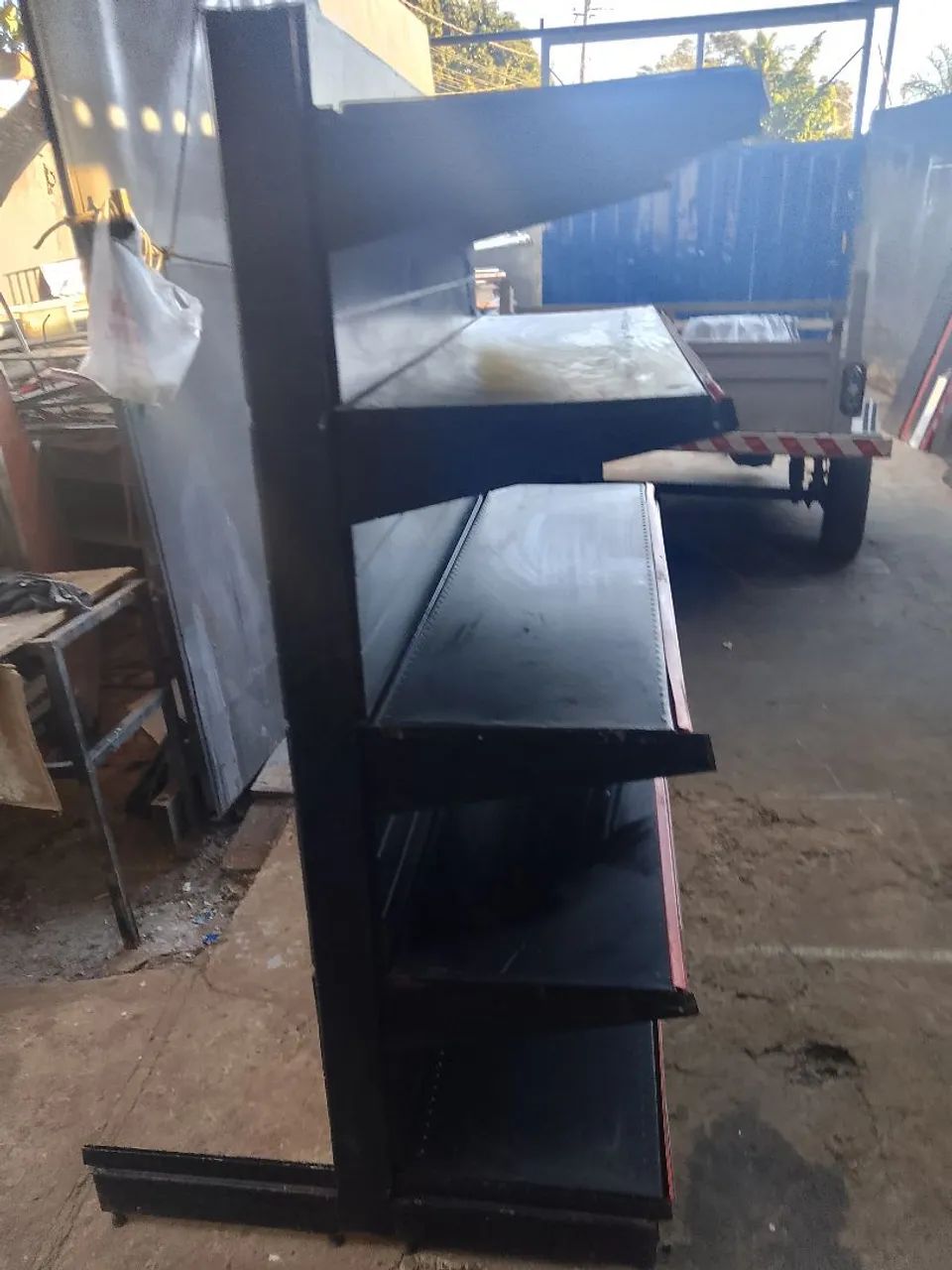 Vende-se gôndolas de aço para supermercado central reforçada  - Foto 4