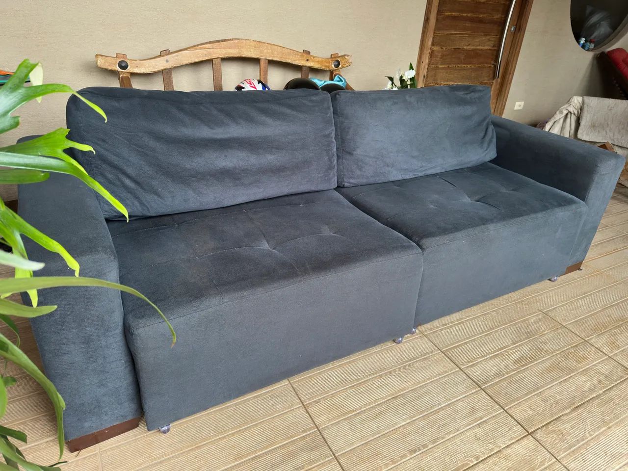 Sofá Retrátil com Almofada de Encosto  - Foto 4
