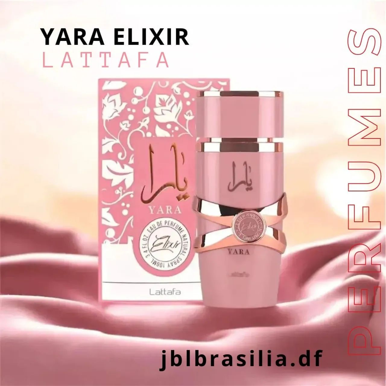 PERFUME YARA ELIXIR LATTAFA 100ML EAU DE PARFUM FEMININO ORIGINAL LACRADO - Foto 2