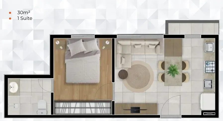 PLANTA 30m²