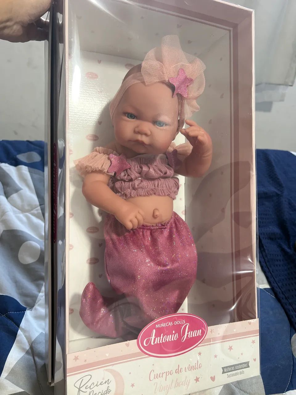 Boneca Bebê Reborn Sereia 