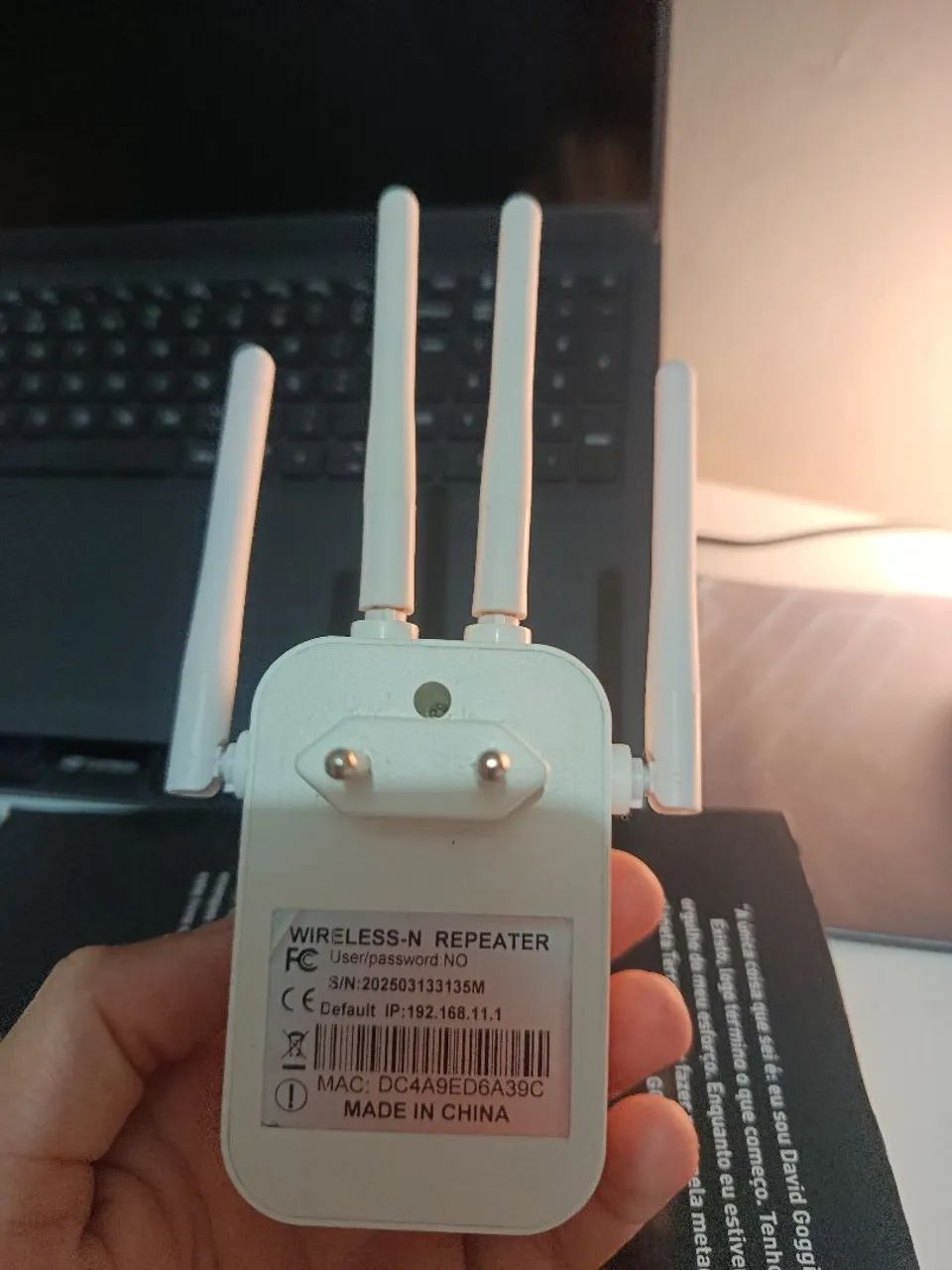 Repetidor de sinal do WI-FI  - Foto 2