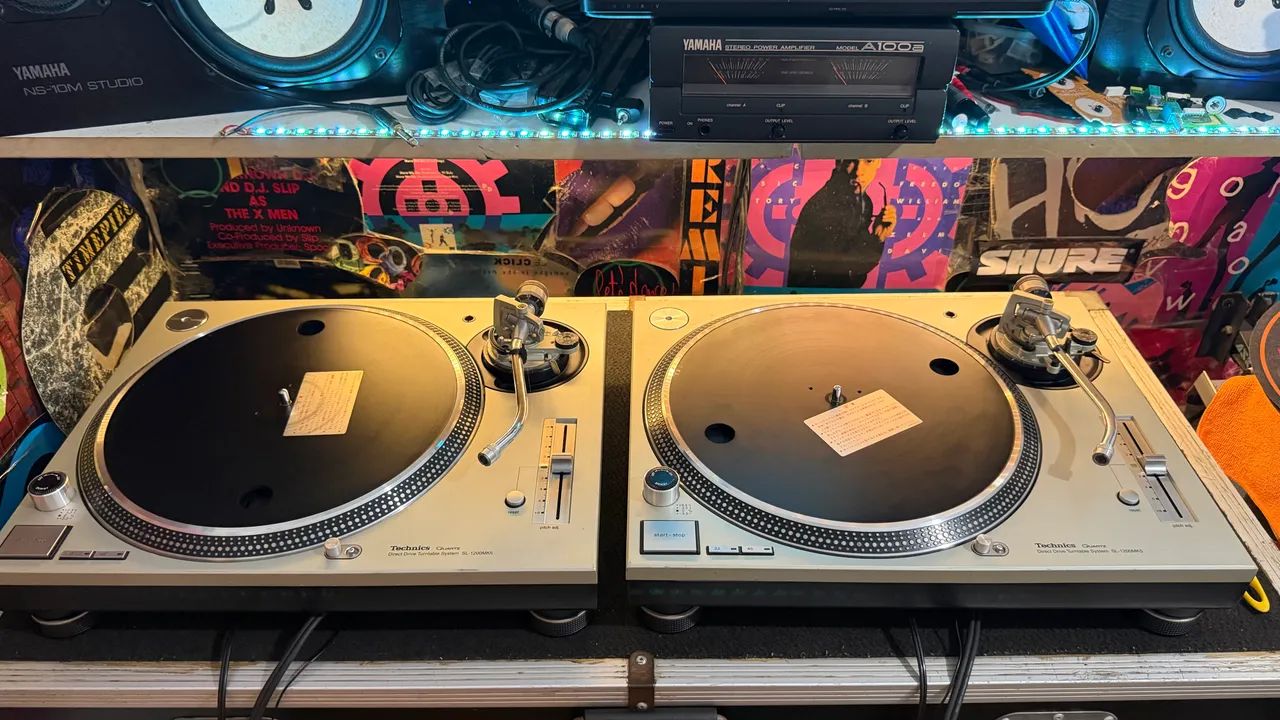 Technics sl 1200 mk5 japonesas o par - Aparelhos de Som