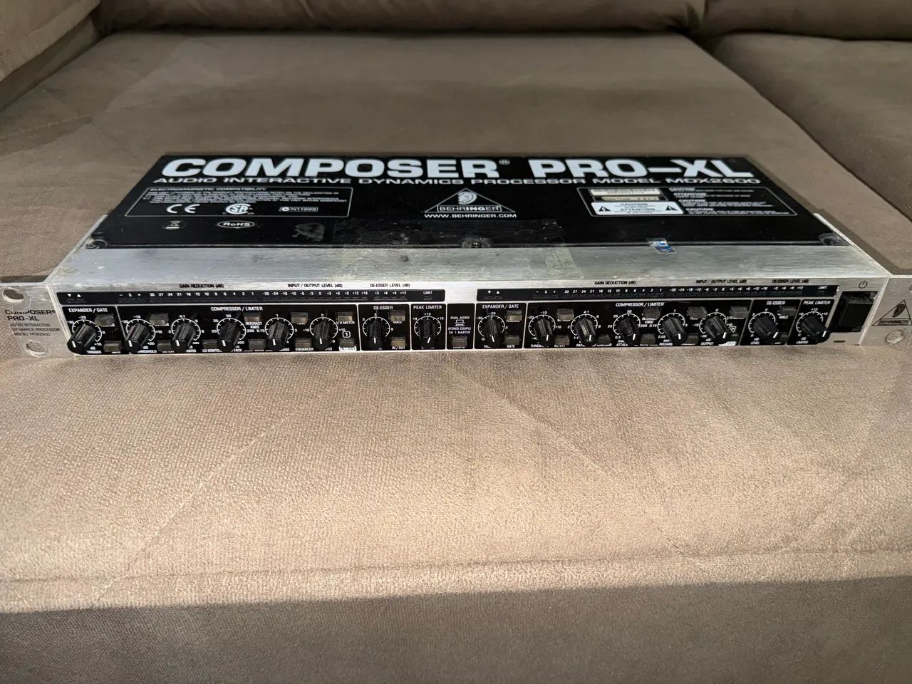 Compressor de áudio Behringer  - Foto 2