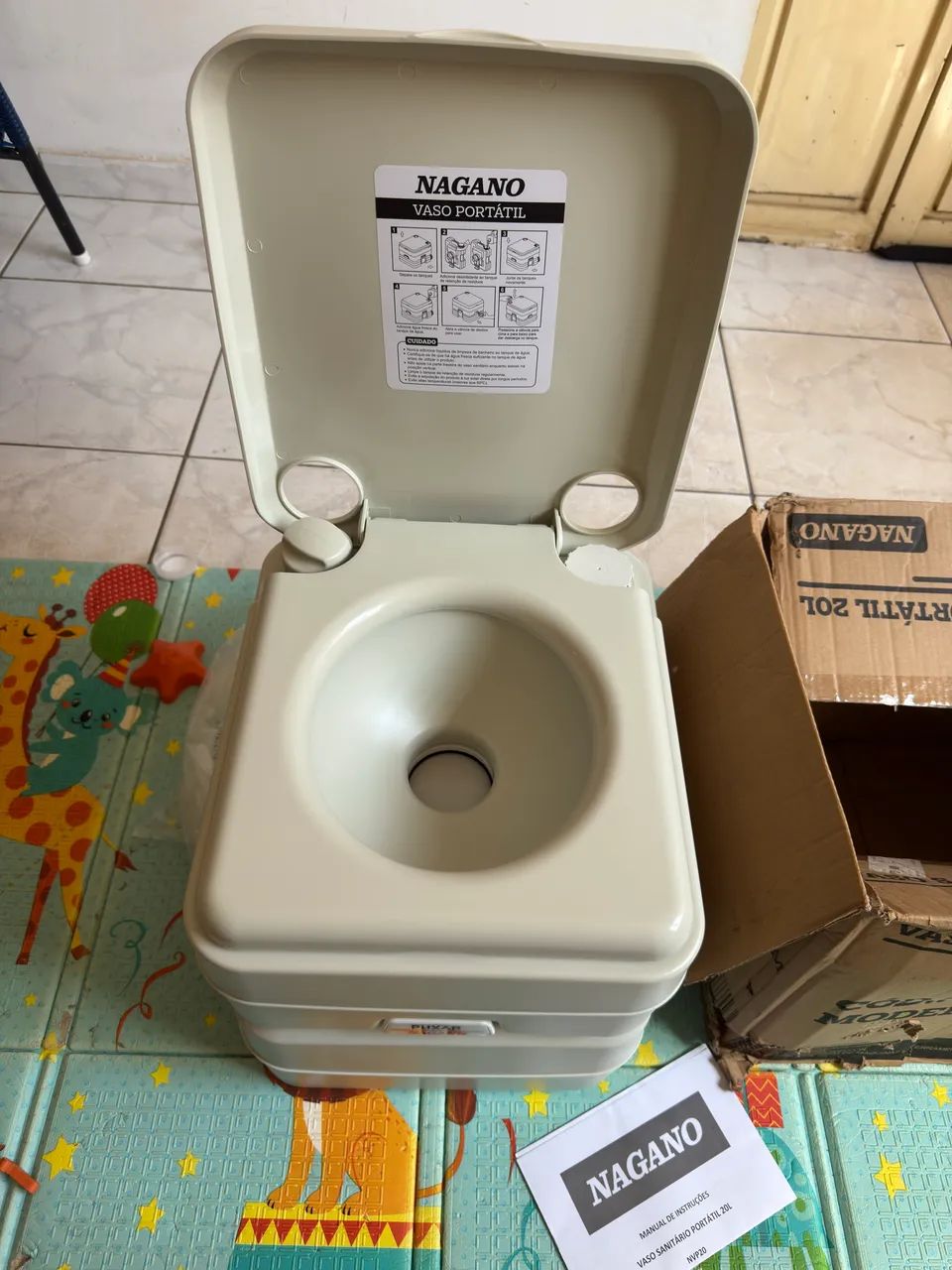 Vaso sanitário portátil 
