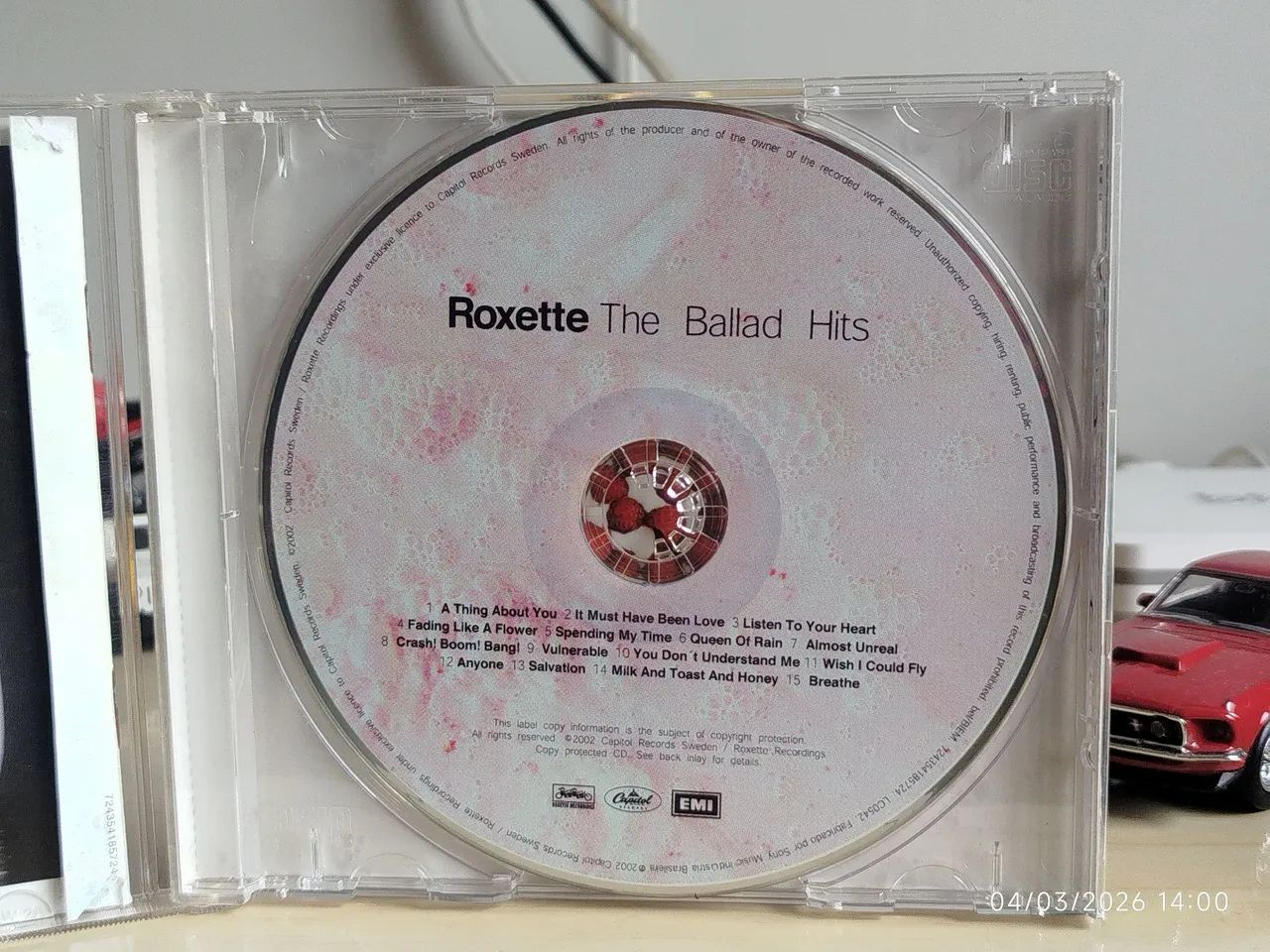 CD ROXETTE - THE BALLAD HITS - Foto 2