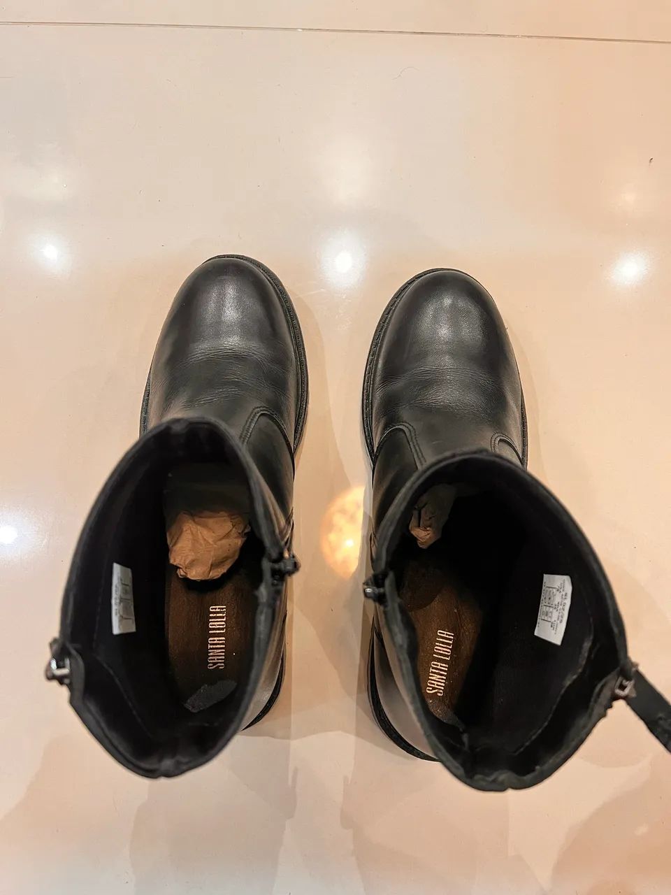 Bota em couro Santa Lolla
