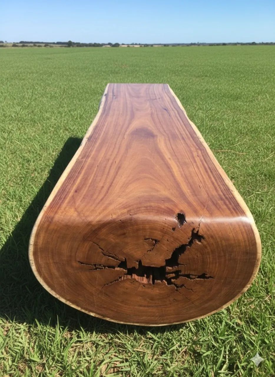 Mesa de jantar rústica estilo cascata - Foto 3