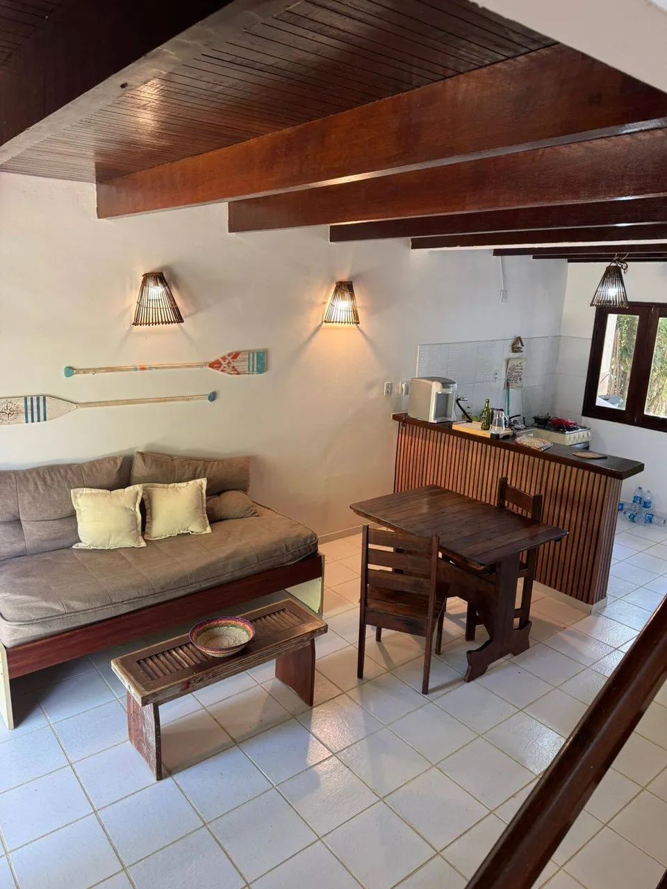 Paraíso da Lua: Chalé com 2 quartos, 2 banheiros e varanda ampla - Foto 5