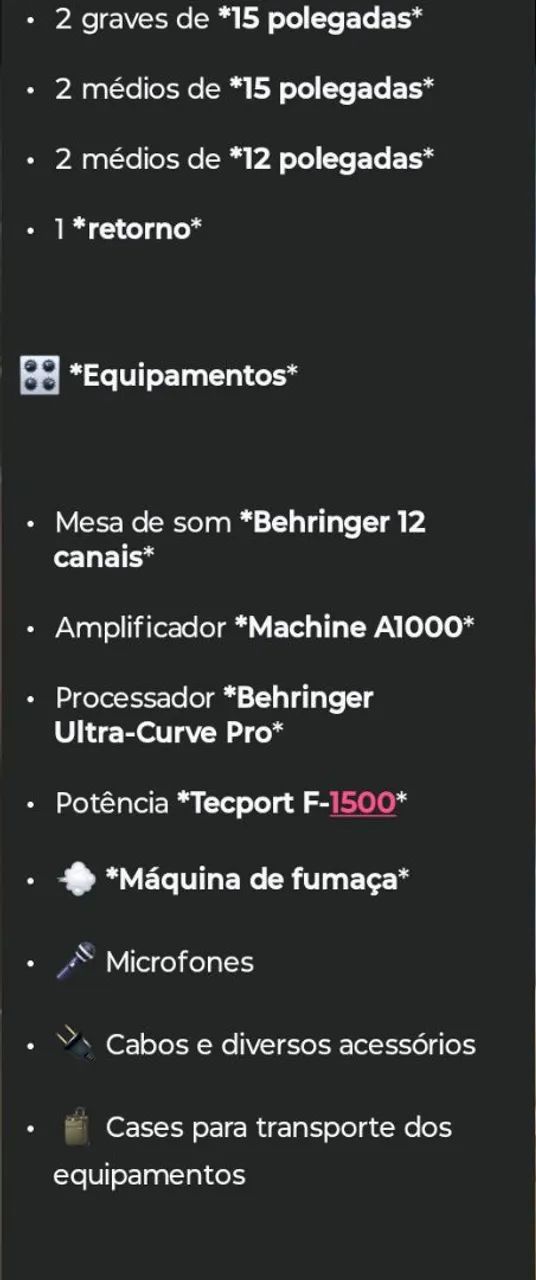 Vendo kit de som com máquina de fumaça completo - Foto 2