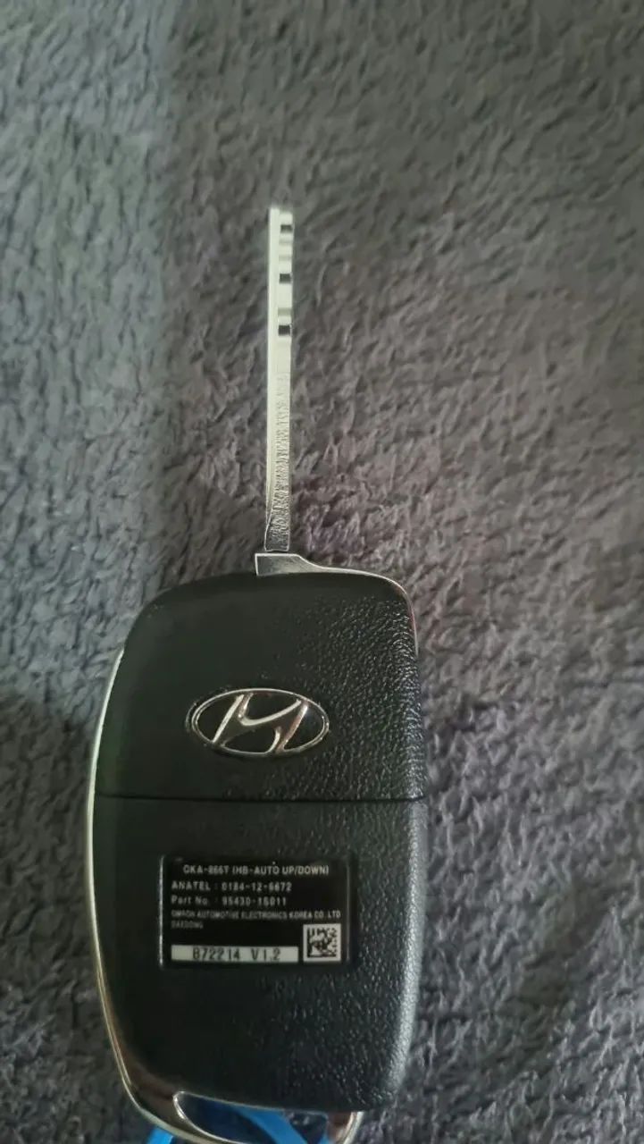 Chave Canivete Original Hyundai HB20 (2012 a 2015)