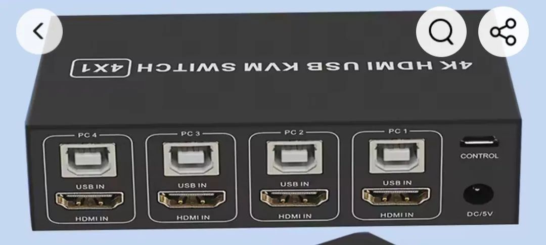 Kvm 4k 4x1 - Foto 2