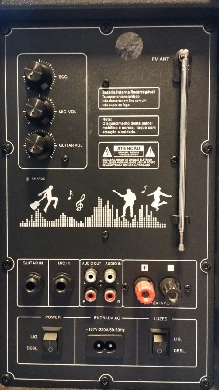 Caixa Amplificada Connect Lights Plus Cm-700 Mondial - Foto 5