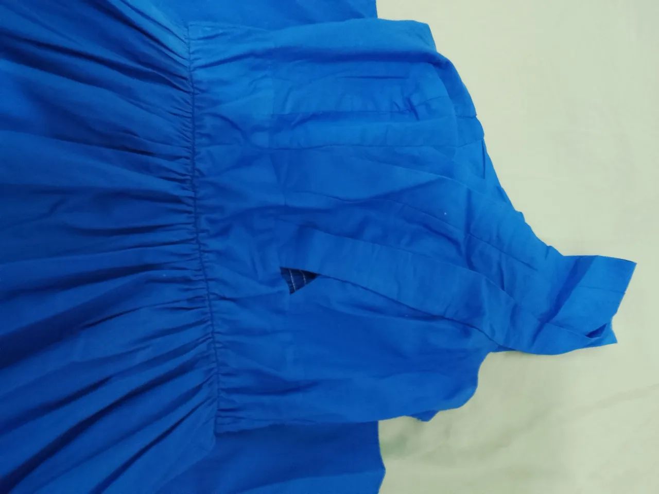 Vestido azul de 1 alça  - Foto 3