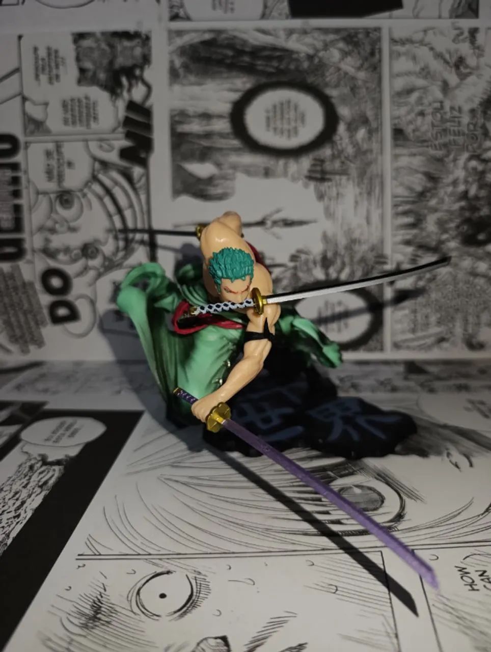 HIROフォーム OPORTUNIDADE | Figure Roronoa Zoro Pose de Ataque One Piece