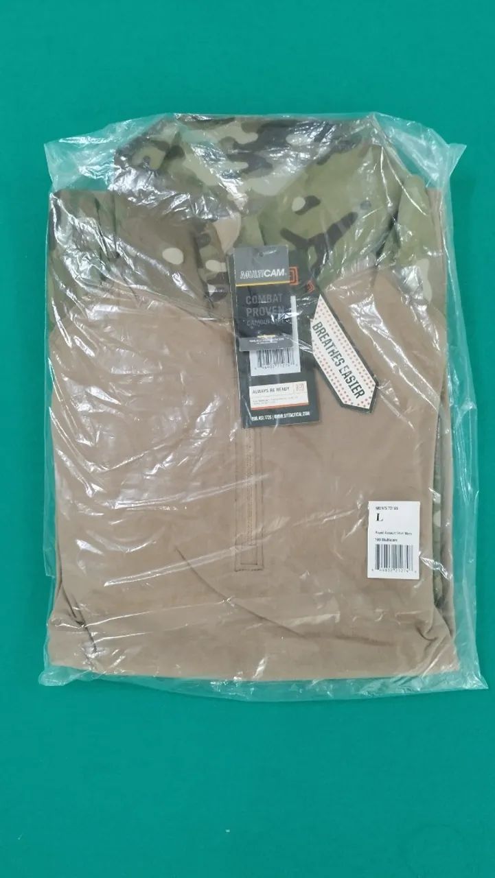 Camisa de Combate 5.11 Tactical TDU Rapid Assault Shirt Multicam 