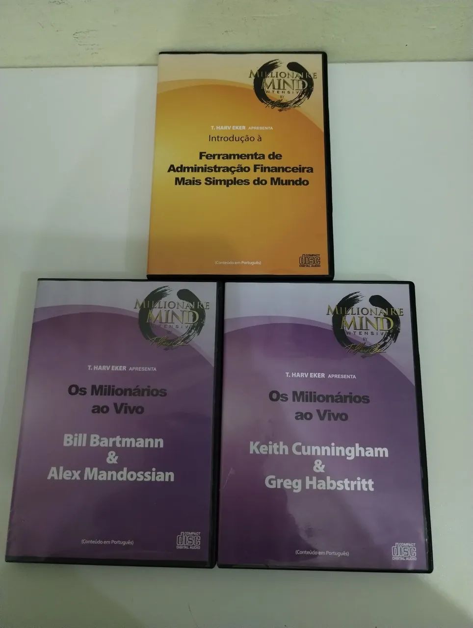  Box 7 DVD/CD Millionare Mind Curso Completo T.Hatv Eker , Em Português  - Foto 4