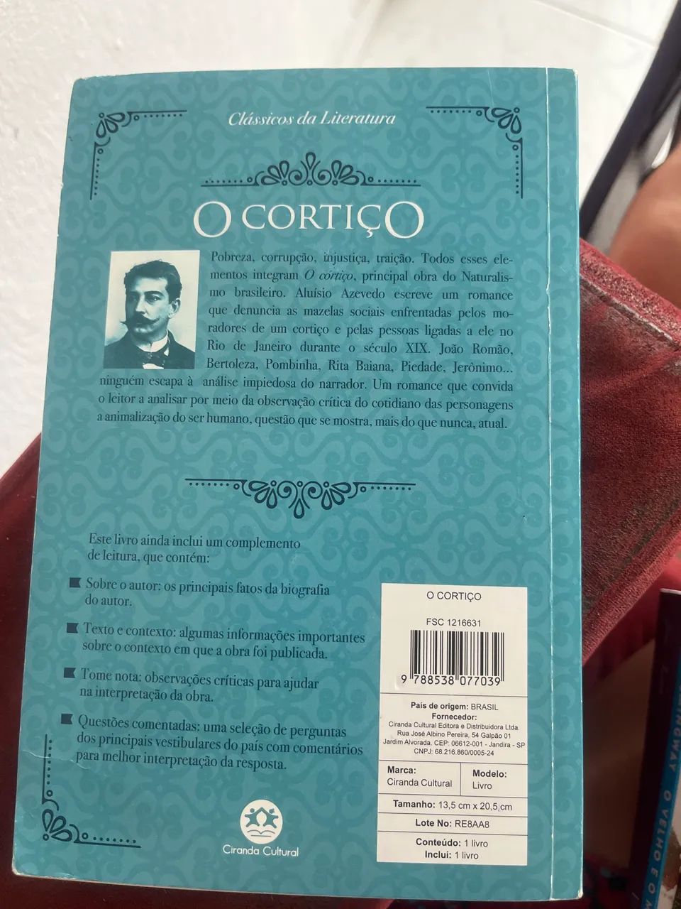 Livro O Cortiço  - Foto 2
