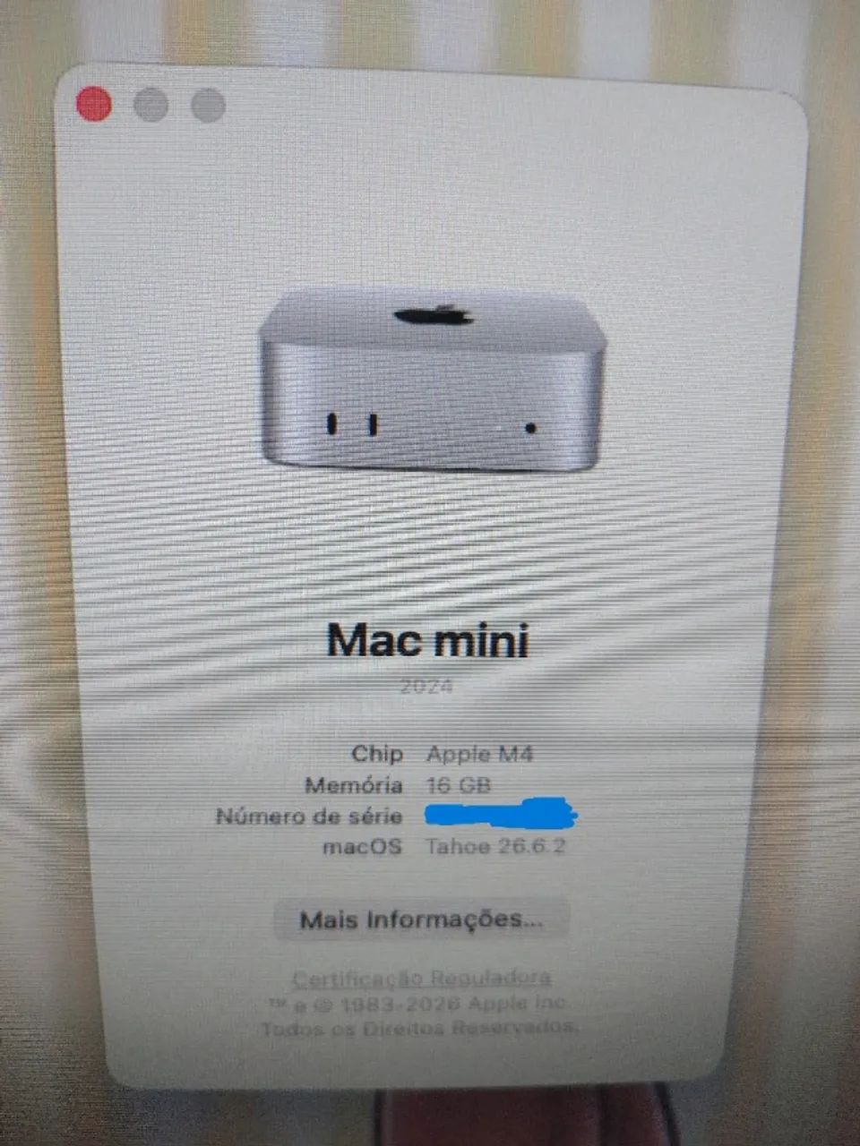 Mini pc M4 Apple 16 gb ram e 256 gb armazenamento - Foto 2