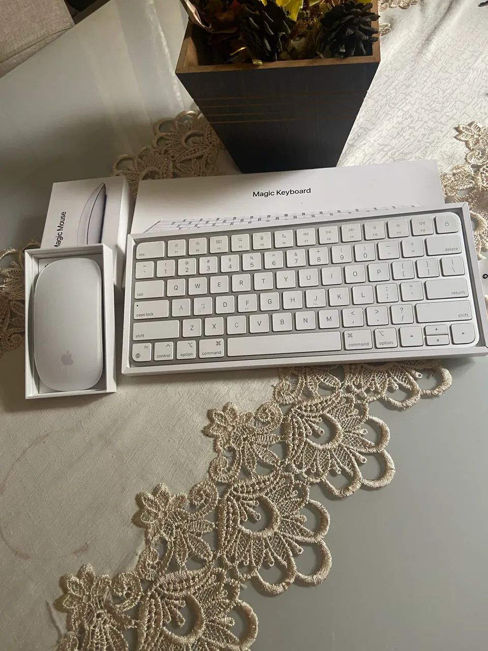 Vendo kit original Apple Magic Keyboard + Magic Mouse - Foto 2