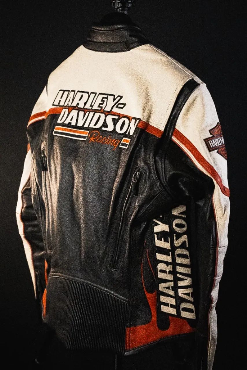 Jaqueta Harley-Davidson Feminina Couro Screamin Eagle Racing