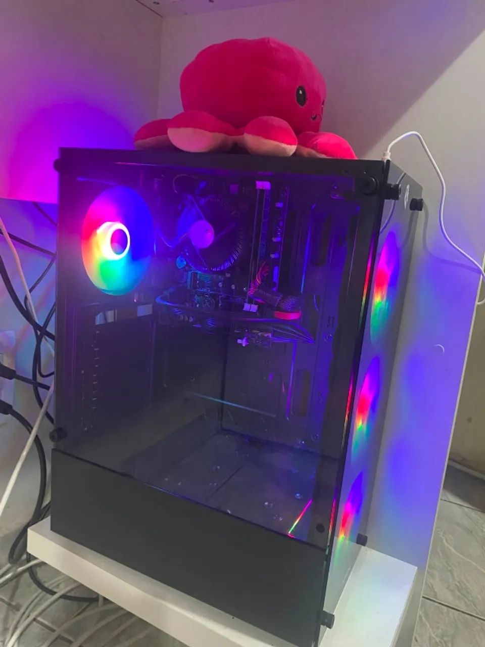 PC Home com Led e teclado Gamer.  - Foto 4