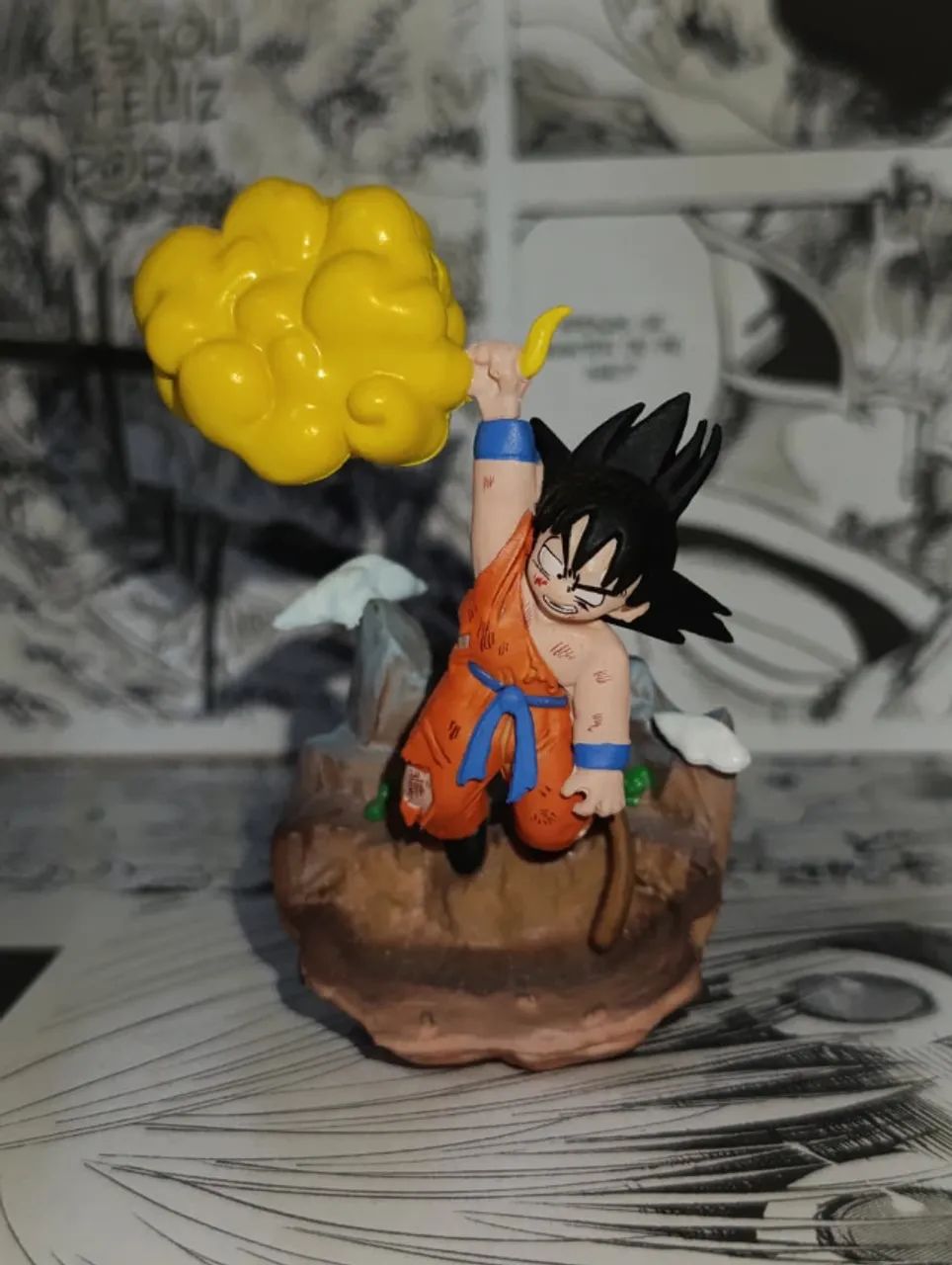 OPORTUNIDADE | Action Figure Goku na Nuvem Voadora - Foto 3