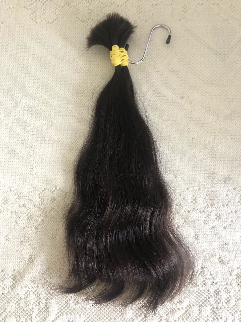 Cabelo humano 47 cm