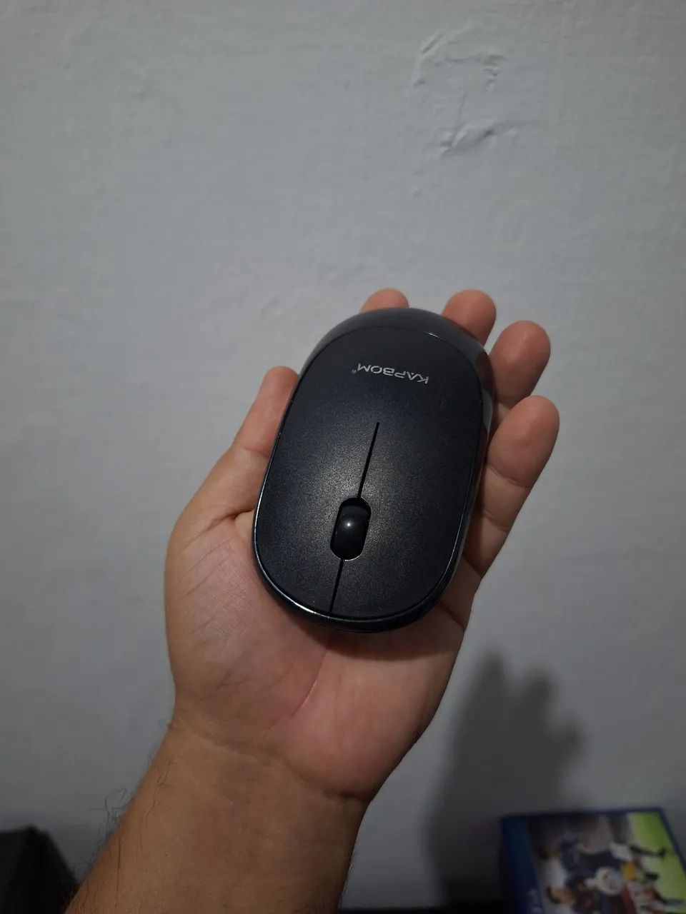 Mouse Kapbom Preto sem Fio + Receptor USB - Foto 3