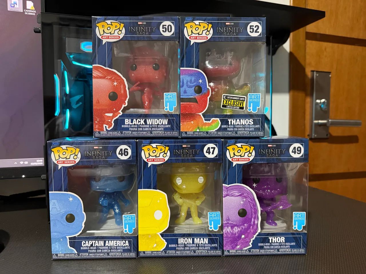 COLEÇÃO MARVEL - FUNKO POP! ART SERIES ?