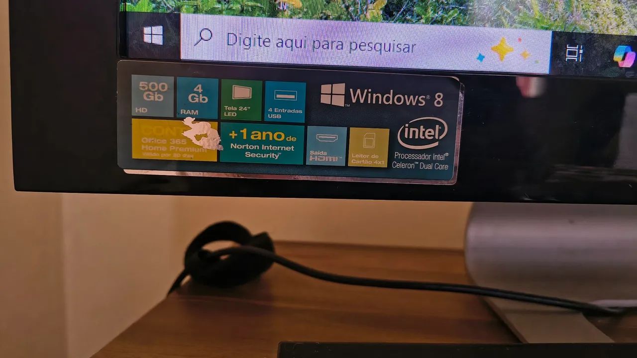 Computador CCE All-in-One 24? Completo com Teclado e Mouse.  - Foto 3