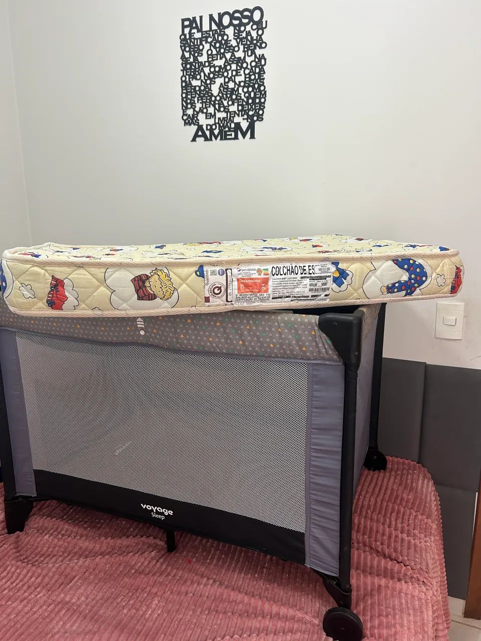 Berço portátil + colchão  - Foto 3