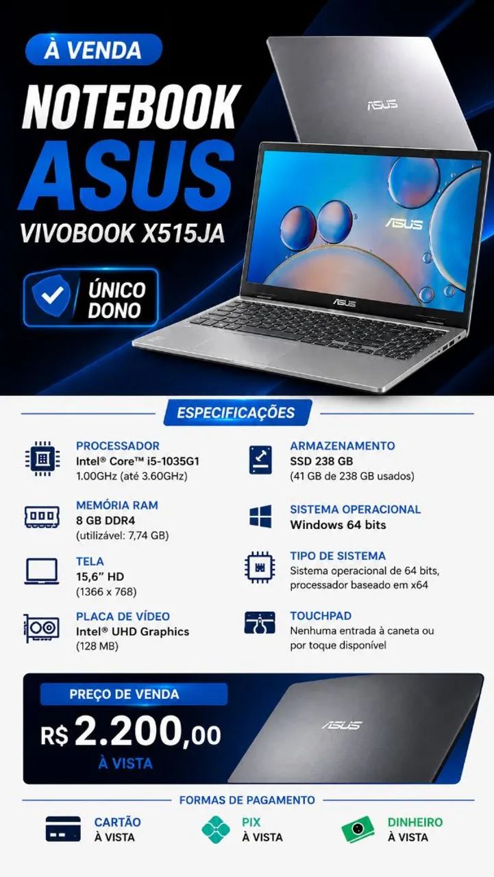 Nootbok Asus 