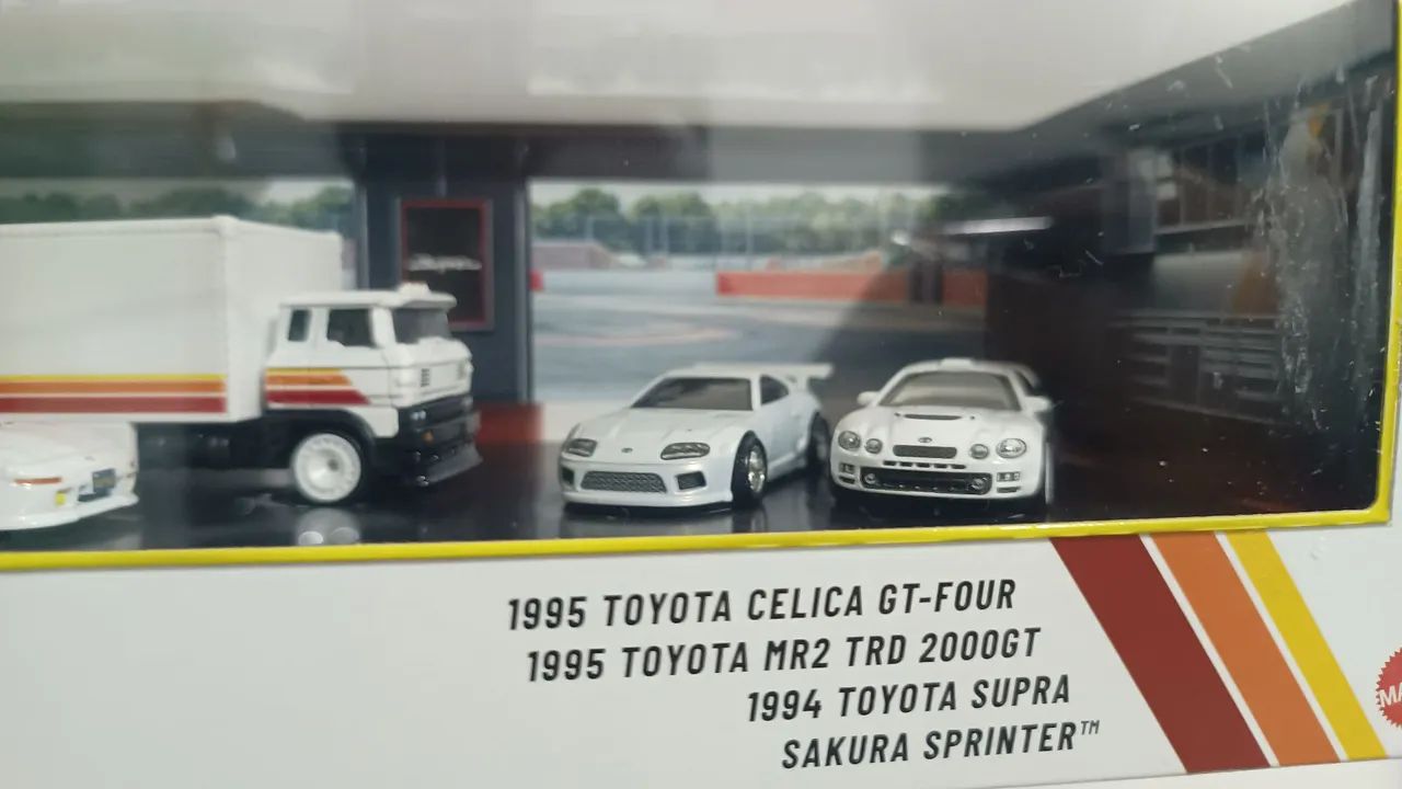 Pack 4 Hotwheels Collector Toyota 90' Garage Supra, Celica, 2000GT