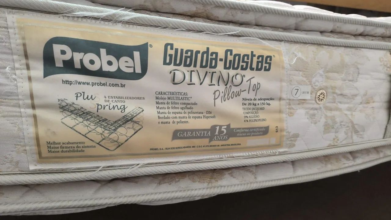 Cama de casal madeira com colchão  - Foto 5