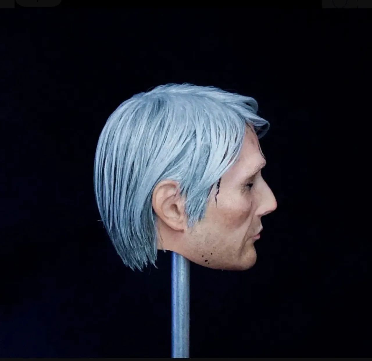 Clifford Unger Head 1/6 Custom Pintura E Cabelo Real  - Foto 2